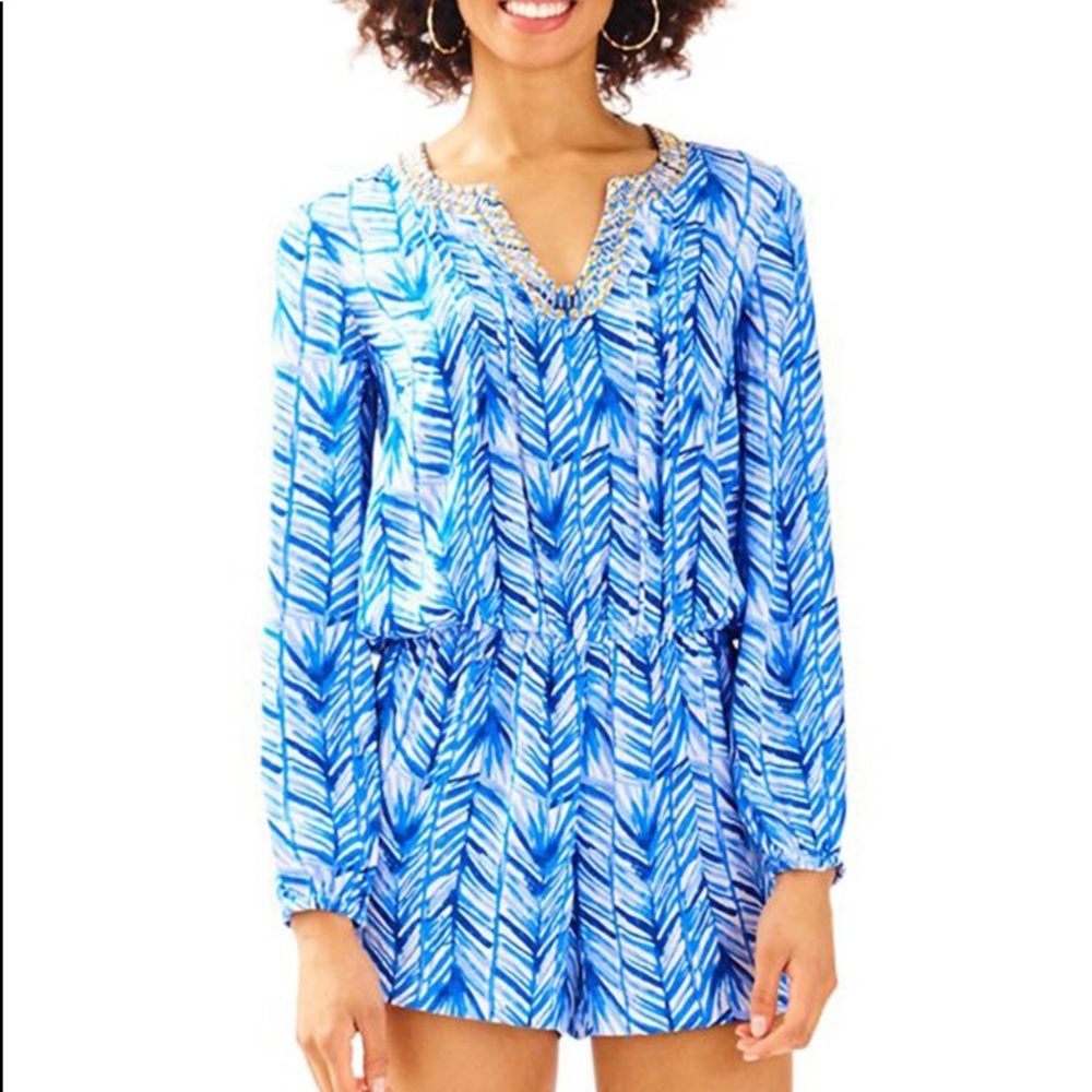 Lilly Pulitzer Colby Romper SZ S